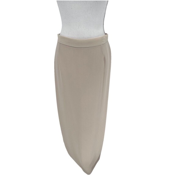 Vintage J. Ribkoff Couture Formal 2 Piece Maxi Skirt Top Set Size 12 Champagne - Picture 14 of 16